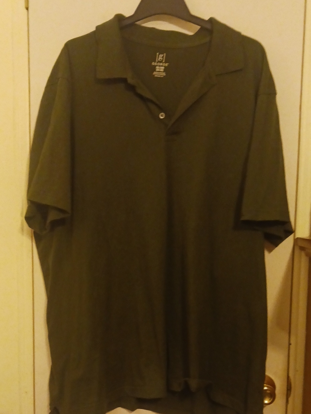 George Olive Green Short-Sleeve Polo Shirt